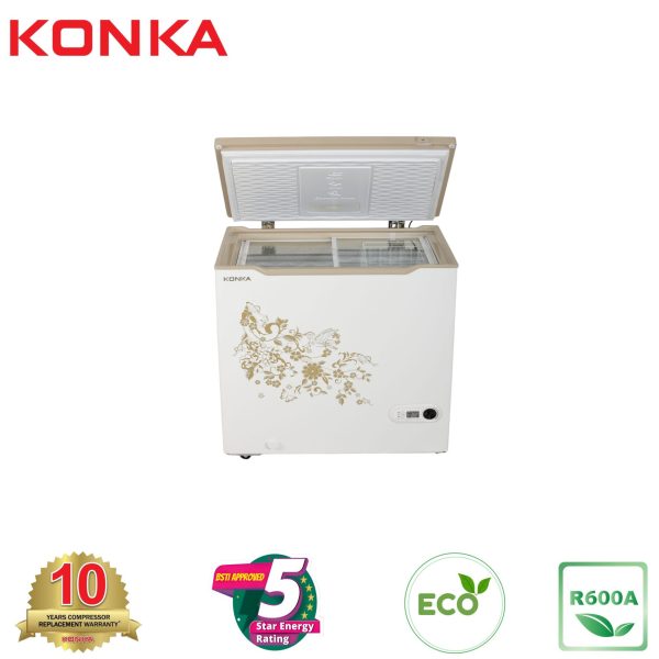 KONKA KDF 150 GB-GOLDEN Chest Freezer (150 LTR)