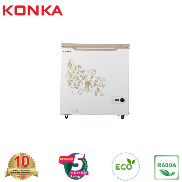 KONKA KDF 150 GB-GOLDEN Chest Freezer (150 LTR)