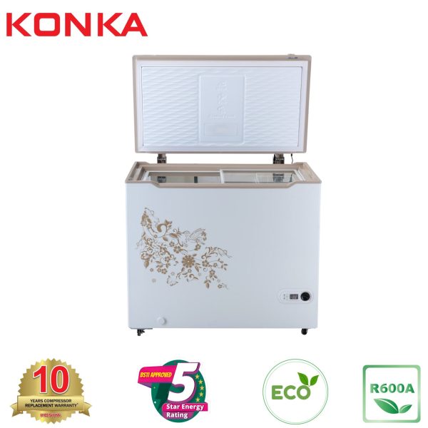 KONKA KDF 200 GB-GOLDEN Chest Freezer (200 LTR)