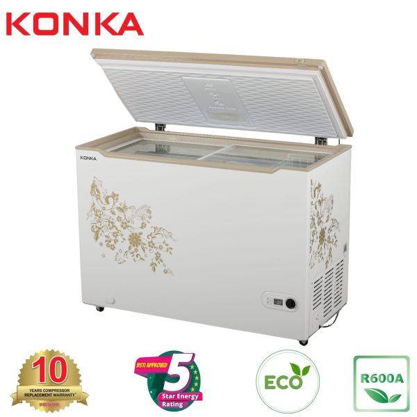 KONKA KDF 250 GB-GOLDEN Chest Freezer (250 LTR)