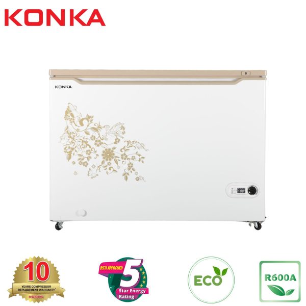 KONKA KDF 250 GB-GOLDEN Chest Freezer (250 LTR)