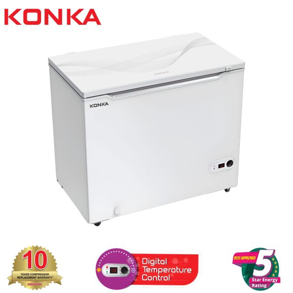 KONKA KDF 250 GB-WHITE Chest Freezer (250 LTR)