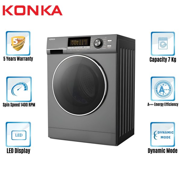 KONKA KG70-10L21 Washing Machine (7.0 KG) Front Loading