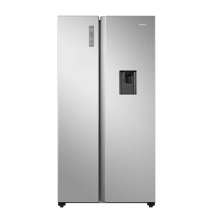 Hisense 564 L Side by Side Refrigerator-Silver